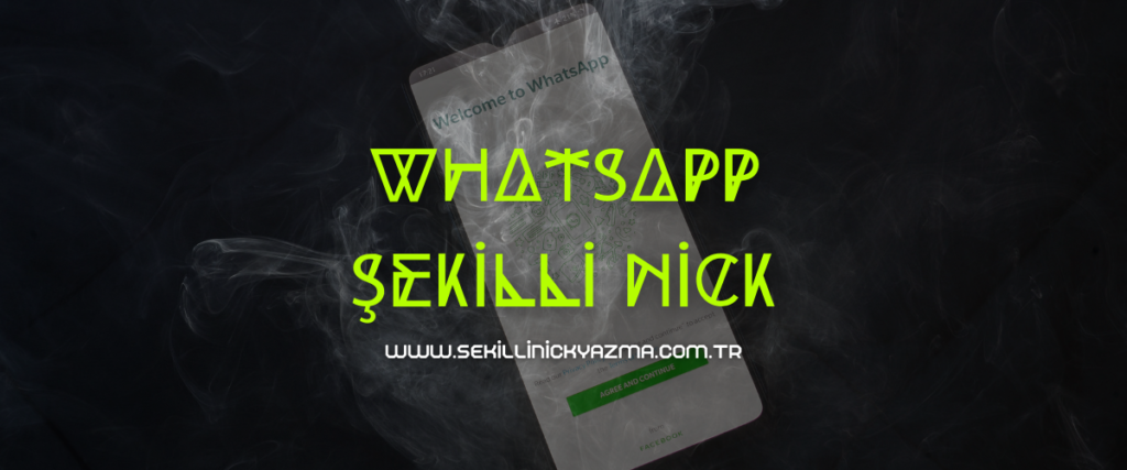 Whatsapp Şekilli Nick